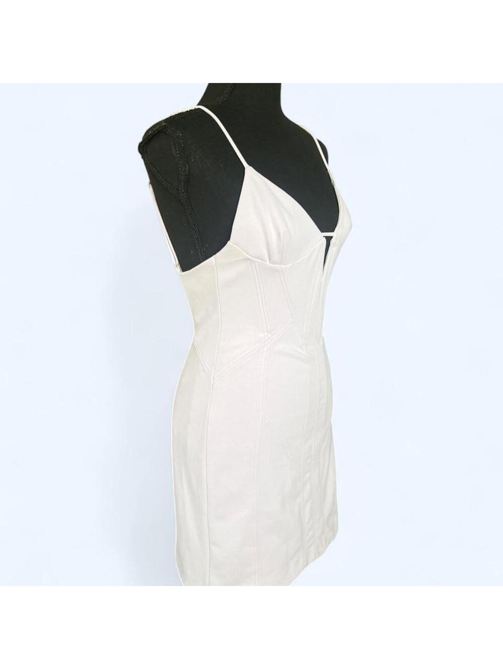 Zara lilac bodycon mini dress fairycore soft girl size small 💜 - Picture 2 of 7